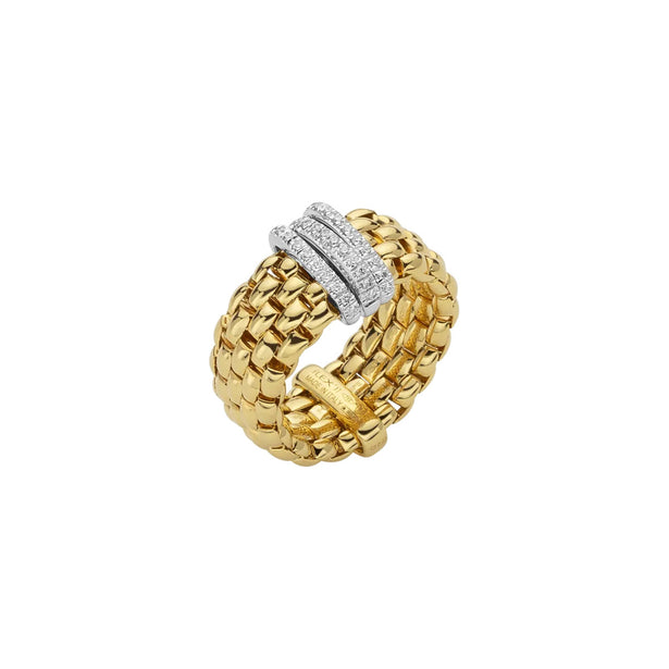 FOPE Panorama Flex'it Ring With Diamonds