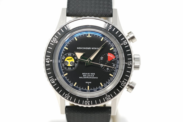 Pre-Owned Nivada Grenchen x seconde/seconde x TIME+TIDE Chaosmaster Swirly