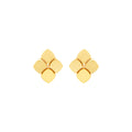 Topper Italia Gold Square Stud Earrings