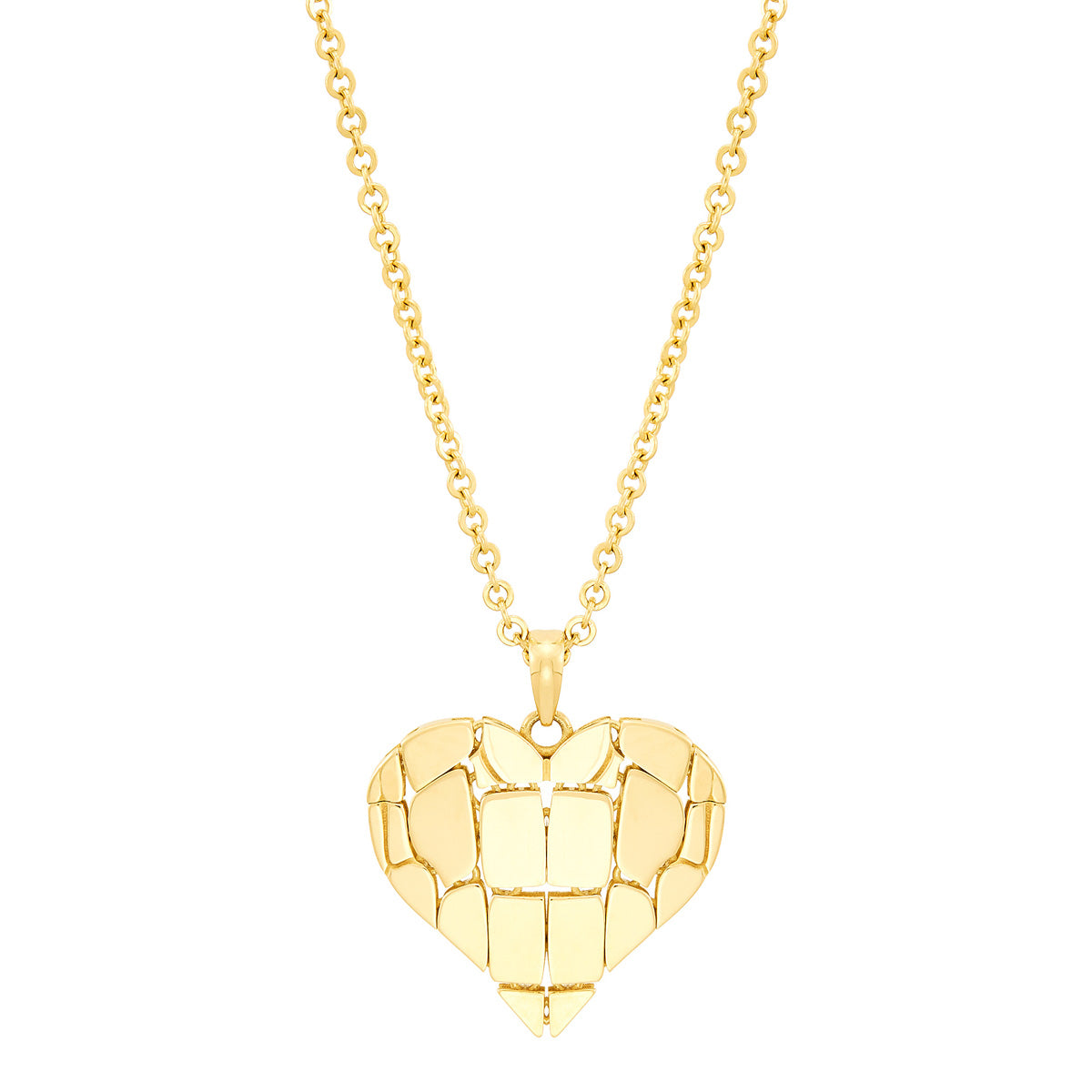 Topper Italia Gold Heart Pendant Necklace