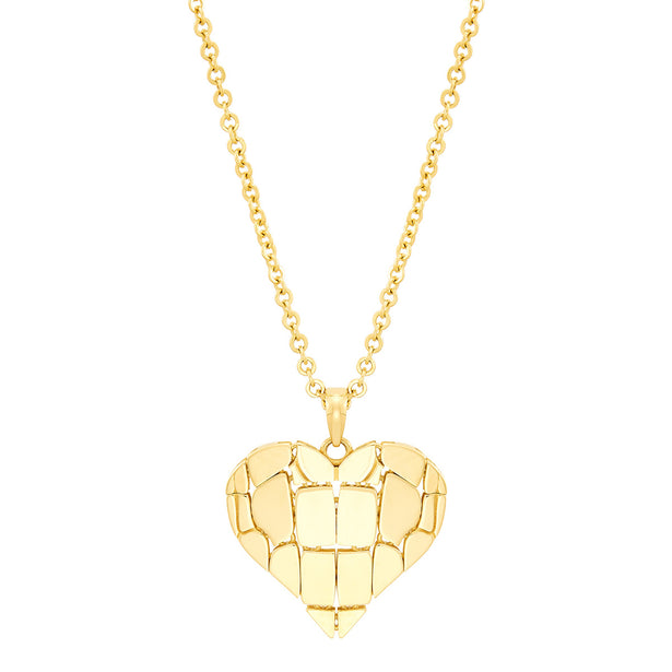 Topper Italia Gold Heart Pendant Necklace